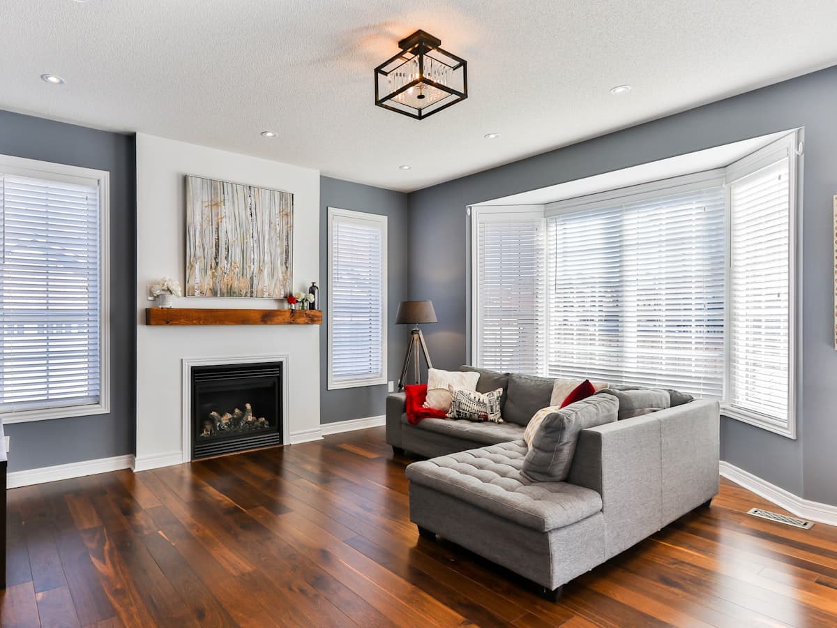 Comfortable heated living room