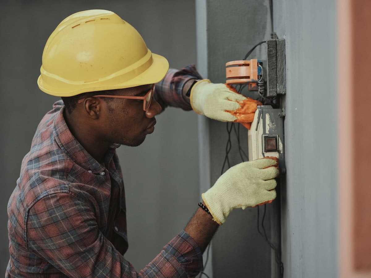 Plumbing & Heating Heroes technician on a job